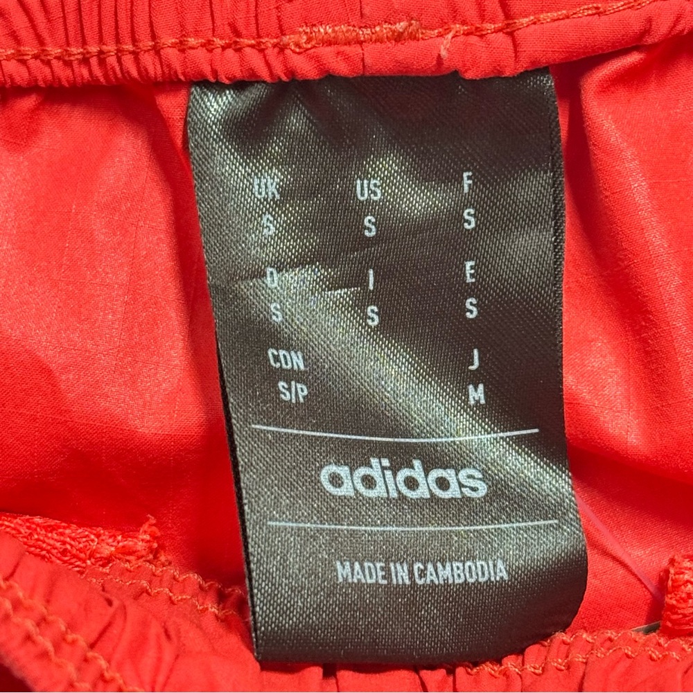 Adidas Future Icons Track Pants Small Mens Red Orange White Windbreaker - Small - Picture 7 of 11